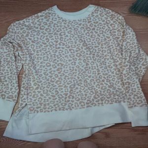 Cheetah long sleeve shirt